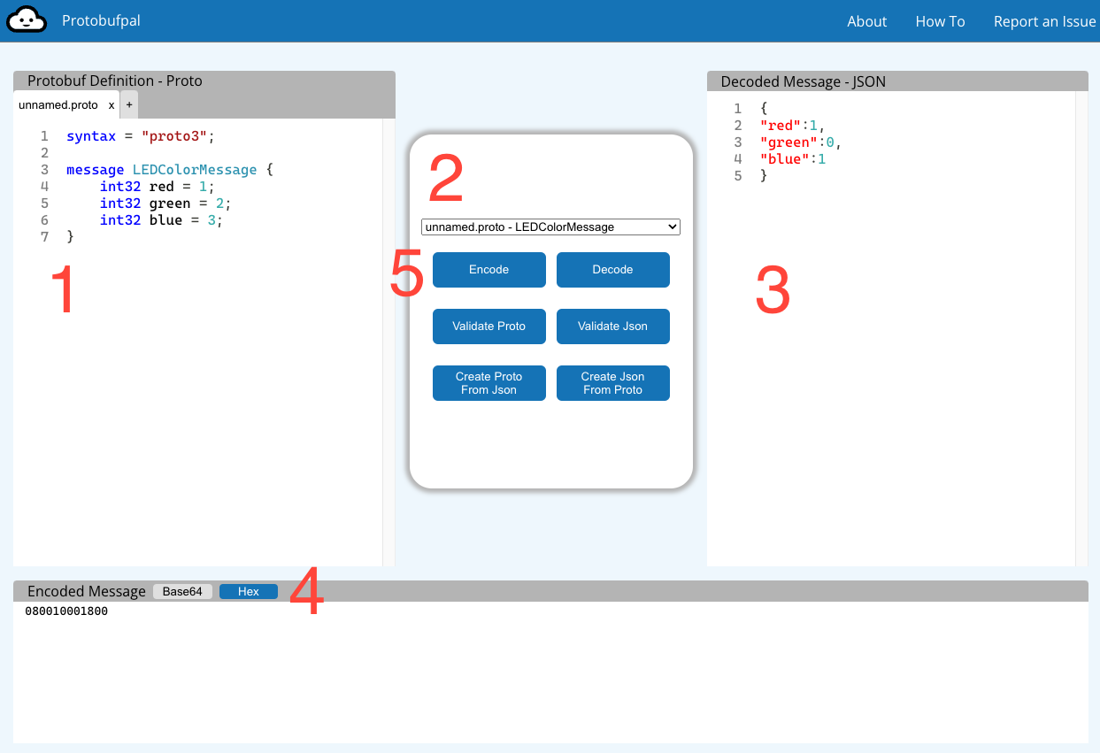 Using protobufpal